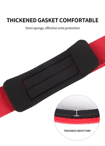Özel Logo özel pamuk ağır eğitim bileklikler spor halter ağırlık kaldırma kayışları - Product Image 4