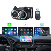 Ottocast Universal Smart 2 in 1 Carplay Wireless Android Auto Cabin Care Adapter Kamera Mobil Monitor Bayi di Kursi Belakang untuk Mobil