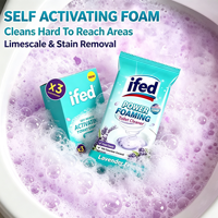 Poudre nettoyante moussante pour toilettes, décontamination rapide, élimination des odeurs, formation rapide de bulles, poudre violette, livraison directe d'usine