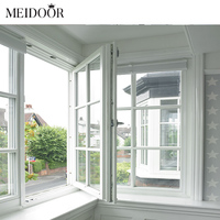 Matériau en alliage d'aluminium à battant Low E Energy Efficient Windows Impact House Window Design Glass Windows