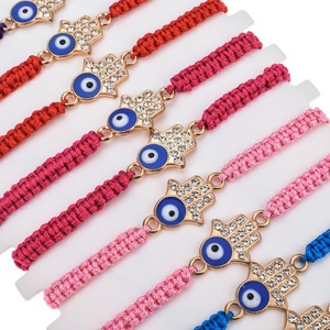 Pulsera <span class=keywords><strong>de</strong></span> la amistad <span class=keywords><strong>de</strong></span> <span class=keywords><strong>ojo</strong></span> malvado, amuleto <span class=keywords><strong>de</strong></span> cuerda roja Kabbalah, Nazar, Fátima, juego <span class=keywords><strong>de</strong></span> pulsera <span class=keywords><strong>para</strong></span> mejor amiga - Product Image 3