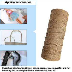 Cuerda de Papel Trenzada de 1-3 mm de Diámetro, Color Personalizable, Biodegradable y Ecológica para Embalaje - Product Image 3