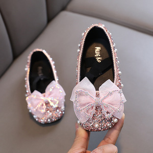 Zapatos <span class=keywords><strong>de</strong></span> <span class=keywords><strong>Ballet</strong></span> <span class=keywords><strong>de</strong></span> Princesa con Lazo <span class=keywords><strong>de</strong></span> Encaje para <span class=keywords><strong>Niñas</strong></span>, Zapatos <span class=keywords><strong>de</strong></span> Boda con Suela Suave y Lentejuelas <span class=keywords><strong>de</strong></span> Colores, Novedad <span class=keywords><strong>de</strong></span> Verano - Product Image 4