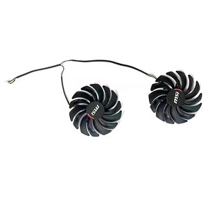 Lzqly พัดลมระบายความร้อน PLD10010S12HH การ์ดจอ RX5700 GPU, พัดลมระบายความร้อนสำหรับการเล่นเกม <span class=keywords><strong>MSI</strong></span> RX 5700 <span class=keywords><strong>5600</strong></span> <span class=keywords><strong>XT</strong></span> การ์ดจอเกม X - Product Image 3
