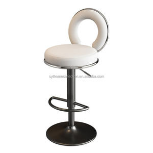 Silla de <span class=keywords><strong>Bar</strong></span> Giratoria con Respaldo Anular SYT, para <span class=keywords><strong>Bar</strong></span> de Cócteles, con Respaldo de 23 cm, para Salón de <span class=keywords><strong>Piano</strong></span> - Product Image 3