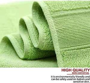 Peluquería Gimnasio Hotel Belleza Verde Bordado Baño Logotipo personalizado Algodón Salón Spa Toalla - Product Image 3