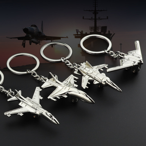 Multi Stijlen Metalen Airliners Gevechtsvliegtuig Gevechtsvliegtuig Helikopter Vliegtuig Sleutelhanger 3d Bomber Vliegtuigen Sleutelhanger - Product Image 1