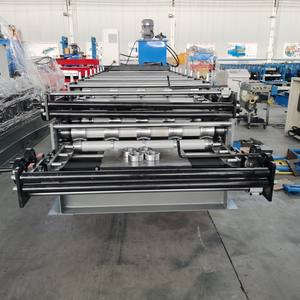 เครื่องขึ้นรูปม้วนกระเบื้องมุงหลังคาโลหะอลูมิเนียมเหล็กสองชั้นยาวสองชั้น - Product Image 5