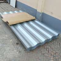 Tôles de toiture ondulées en acier galvanisé de calibre 26 pour hangar Quonset avec services de soudage et de pliage, certification JIS BIS, Kenya