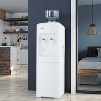 Nouvelle arrivée 29B Distributeur d'eau à double température à chargement par le haut, distributeur d'eau chaude et froide intelligent avec deux robinets