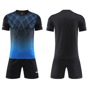 Jersey Sepak Bola Berkualitas Terbaik 100% Poliester, Bernapas, Kerah V, Lengan Pendek, Desain Personalisasi dengan Teknik Scratch, Custom - Product Image 2