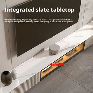 <span class=keywords><strong>Meuble</strong></span> <span class=keywords><strong>TV</strong></span> en bois massif de style nordique pour le rangement. Convient aux salons modernes avec des meubles <span class=keywords><strong>TV</strong></span> éclairés - Product Image 2