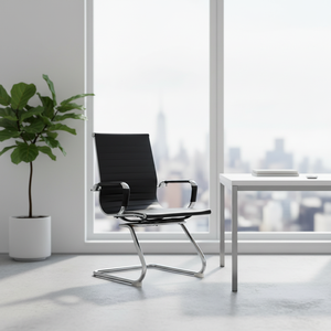 <span class=keywords><strong>Silla</strong></span> Ejecutiva de <span class=keywords><strong>Oficina</strong></span> en Cuero PU, Ergonómica, con <span class=keywords><strong>Malla</strong></span>, Diseño Moderno para Gerente, Director Ejecutivo, Jefe - Product Image 1