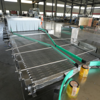 Pasteurisateur tunnel automatique à bain-marie 7000*800, machine de pasteurisation industrielle continue