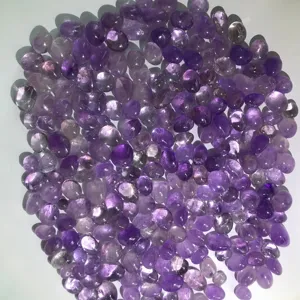 Natuurlijke Gepolijst Amethyst Crystal Grind Getrommeld Geplaveide Tuin Crystal
