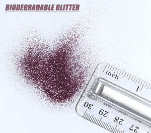 Brillo ultrafino biodegradable sin plástico de grado cosmético para arte, maquillaje corporal, manualidades, sombra de ojos, maquillaje de uñas. Muestras gratis. - Product Image 1