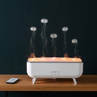 Humidificateur d'air OEM/ODM à brume de méduse, nébuliseur d'aromathérapie multicolore avec commande vocale, télécommande et minuterie