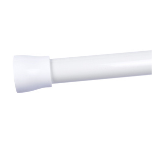 MingLang Home Manufacture, tringles à rideaux <span class=keywords><strong>de</strong></span> douche extensibles en aluminium blanc <span class=keywords><strong>de</strong></span> haute qualité pour la salle <span class=keywords><strong>de</strong></span> bain - Product Image 5