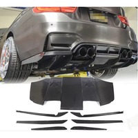 Diffuseur de pare-chocs arrière pour BMW E92 E93 M3, ailerons de pare-chocs arrière, garniture en fibre de carbone, 2009 - 2013