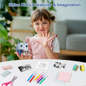 Papier <span class=keywords><strong>photo</strong></span> thermique à capteur MOS, imprimante <span class=keywords><strong>photo</strong></span> de poche, couleur amusante, 2.4 pouces, écran 203dpi, impression instantanée, pour enfants - Product Image 3