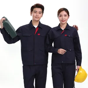 H1 Männer Frauen formen Frühlings overalls Arbeits anzug Bauarbeiter, Fabrik uniform benutzer definierte Arbeits versicherung Kleidung
