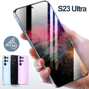 Originale S23 Ultra Celulares Smartphone Android 10 Core 5G LET Phone schermo HD Face ID versione globale telefono cellulare