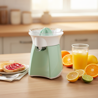 Gezonde verse fruit elektrische sapcentrifuge, draagbare citruspers met druppelvrije tuit voor sinaasappel, citroen, limoen, thuiskeuken