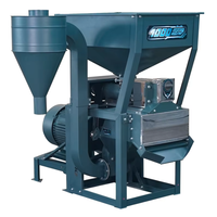Machine à décortiquer le riz DAWN AGRO 6N2000 1000 kg/h, qualité industrielle, grande capacité, équipement de décorticage complet avec moteur 380V