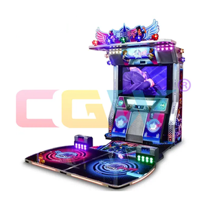 Máquina de arcade para dança de moedas ggw, máquina de arcade para jogo, centro de arcade, bomba it, dança, máquina de jogo operada