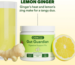 ผงเครื่องดื่มเพื่อสุขภาพลำไส้ OEM ผสมโปรไบโอติก ไฟเบอร์ และพรีไบโอติก แอลกลูตามีน สำหรับสุขภาพลำไส้ - Product Image 3