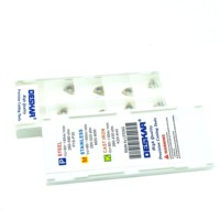 DESKAR 06IRA60 08IR1.0ISO/1.25ISO/A55/A60 Plaquettes de taraudage LDC, 10 plaquettes par boîte, plaquettes en carbure pour tournage sur machines-outils CNC