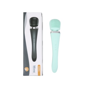 Brosse de <span class=keywords><strong>Douche</strong></span> Électrique Rechargeable en Silicone Imperméable, Brosse Douce à Long Manche pour le Corps, Masseur Électrique - Product Image 6