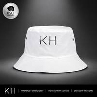 Fabricant de chapeaux bob certifié BSCI avec broderie minimaliste, chapeau de soleil en coton de haute qualité pour les marques IP mondiales OEM