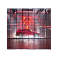 Écran holographique à haute luminosité 92% ultra transparent, fenêtre en verre holographique, affichage mural LED intérieur P3.91 P6.25 P10