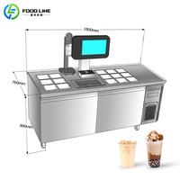 Comptoir de préparation de Bubble Tea, Équipement pour Bubble Tea, Machine à Bubble Tea, Ensemble d'équipements pour Bubble Tea, pour Magasin de Bubble Tea