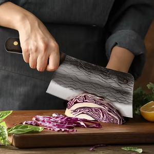 guangdong Hand Forged Chinese <b>Bone</b> Chopping Cleaver <b>Knife</b> 4Cr14MoV Steel Heavy Duty Butcher <b>Knife</b> Ribs & Frozen Meat OEM 7.48In - Product Image 4