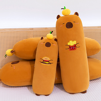 Oreiller décoratif 50 70 90 110 cm, poupée capybara, fabrication de jouets en peluche personnalisés, jouets en peluche, jouets en peluche de Noël pour machine à griffes