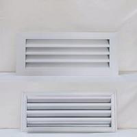 Fenêtre à persiennes thermiques, fenêtre à persiennes fixes, cadre en aluminium