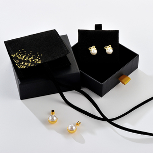 Custom Gold Foil Embossed Logo Sliding <b>Box</b> Wholesale Custom Luxury <b>Black</b> Magnetic Jewelry <b>Gift</b> <b>Box</b> Packaging with Magnetic Lid - Product Image 2
