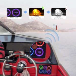 Ip68 60A Bảng điều khiển chuyển đổi không thấm nước 12V 6 gang cảm ứng chuyển đổi hộp 4 chế độ 8 màu sắc đèn nền ô tô Relay Hộp đa chức năng - Product Image 2