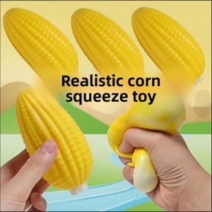 Nuevo Juguete Antiestrés de Maíz, Divertido Juguete para Aliviar el Estrés con Forma de Maíz Simulado, Juguete para Apretar, Regalo Divertido, Apto para Niños y Adultos - Product Image 3