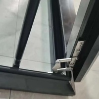 Fenêtre à suspension supérieure RG50 Fenêtres de toit en verre trempé pour toit plat Fenêtre en aluminium pour puits de lumière