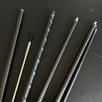 Lance de pêche sous-marine en fibre de carbone MARCH de 2 m, lance de pêche à la main pour la plongée