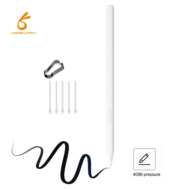 Luxury Stylus Pen for for Tab S11/S11 Ultra 4096 Pressure Sensing Replaceable Tip Magnetic Attraction Active Sensing