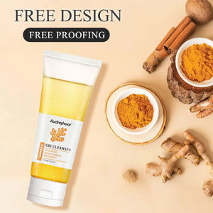 <span class=keywords><strong>Nettoyant</strong></span> moussant pour le <span class=keywords><strong>visage</strong></span> en profondeur, marque privée, hydratant pour la <span class=keywords><strong>peau</strong></span>, gel <span class=keywords><strong>nettoyant</strong></span> pour le <span class=keywords><strong>visage</strong></span> au curcuma biologique - Product Image 2