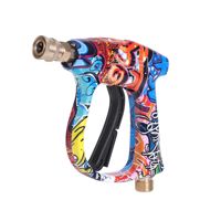 Pistolet à gâchette peint Nettoyeur haute pression Pistolets à eau 1/4 "Rapide avec canon à mousse Accessoire de voiture pour Parkside Lavor Bosch