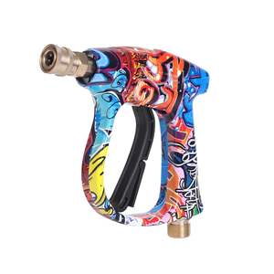 Pistola de gatillo pintada, limpiador de lavadora de alta presión, pistolas de agua de 1/4 "rápido con cañón de espuma, accesorios de coche para <span class=keywords><strong>Parkside</strong></span> Lavor Bosch - Product Image 4