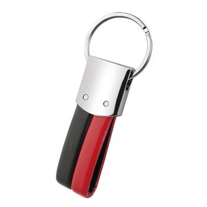 Portachiavi a Forma di Pallone da Calcio Rosso/Nero, Accessorio per Auto Senza Confezione - Product Image 2