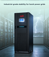 UPS Frekuensi Rendah SKE 384VDC 380VAC 80KVA Tiga Fasa 64KW Panel Sentuh LCD 7' UPS Online Industri untuk Medis