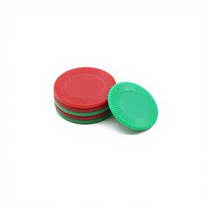 Jetons de poker en plastique ronds et colorés, très demandés, pour les jeux de société et les soirées poker en famille - Product Image 2
